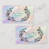 Minimal Flower Visitekaartje (Voorkant / Achterkant)