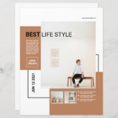 Minimal Flyer Template | Clean & Modern (Voorkant / Achterkant)