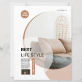 Minimal Flyer Template | Clean & Modern (Achterkant)