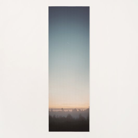 Minimal Forest Dawn Yogamat (Voorkant)
