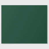 Minimal Forest Green Plain Solid Color Cadeaupapier (Vlak)