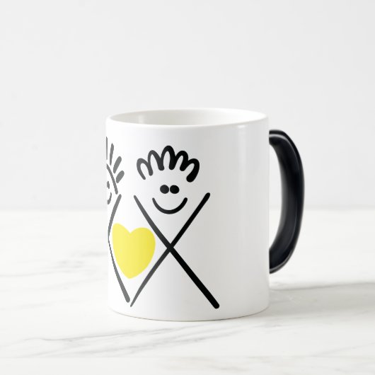 Minimal Friends – Line Art Magische Mok (Voorkant rechts)