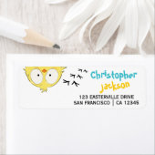 Minimal Fun Funny Crazy Chicken Label (Insitu)