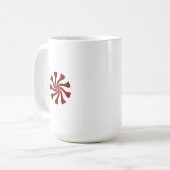 Minimal Fun Peppermint Candy Swirl Hot Chocolate  Koffiemok (Voorkant links)