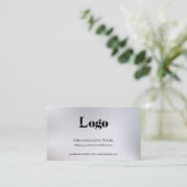 Minimal Fundraising Business Card Visitekaartje (Staand voorkant)
