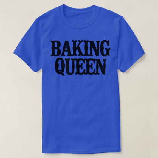 Minimal Funny Baking Queen 2355 T-shirt (Design voorkant)