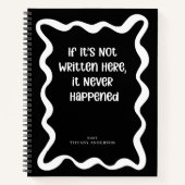 Minimal Funny Coworker Students Name Year Notitieboek (Voorkant)