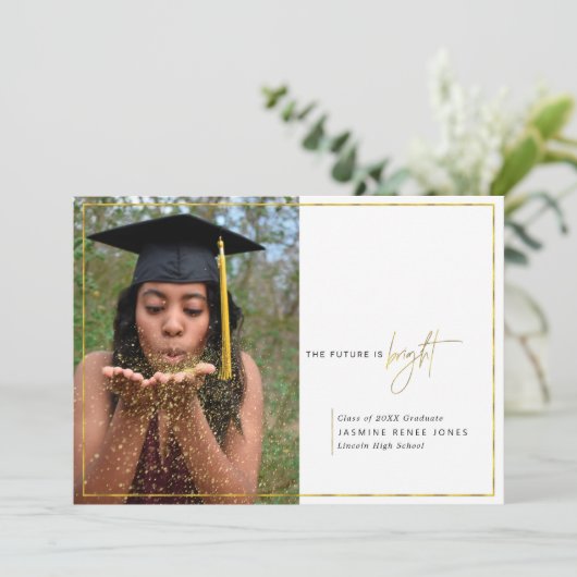 Minimal Future is een prachtig Afstuderen Aankondiging (Staand voorkant)