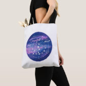 Minimal Galaxy Moon Design | Cosmic Aesthetic Art Tote Bag (Dichtbij)