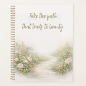 Minimal Garden Path Inspirational Planner (Voorkant)