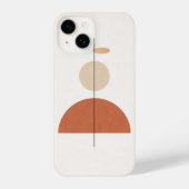Minimal Geometric Abstract Art iPhone Hoesje (Achterkant)