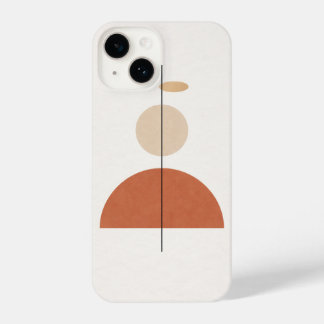 Minimal Geometric Abstract Art iPhone 14 Hoesje