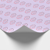 Minimal Geometric Abstract Line Pattern Cadeaupapier (Hoek)