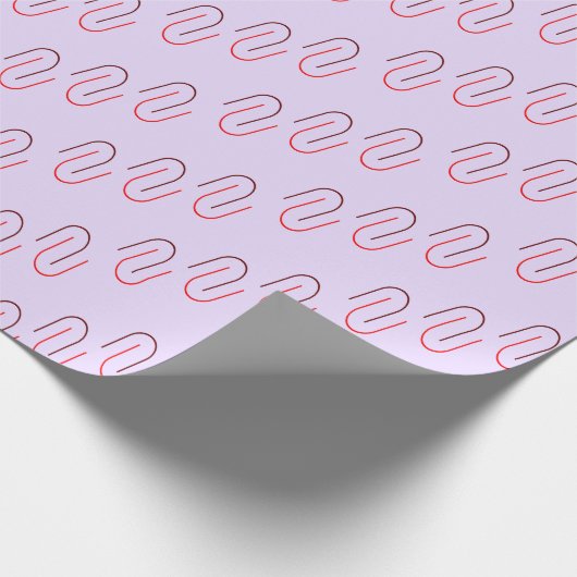 Minimal Geometric Abstract Line Pattern Cadeaupapier (Hoek)