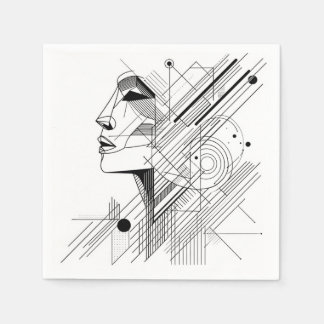 Minimal Geometric Face  Servet