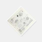 Minimal Geometric Line Art Servet (Hoek)