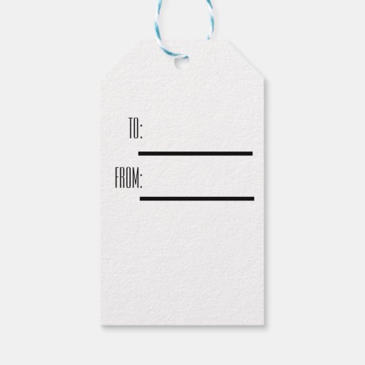 Minimal Gift Box Noel Christmas Gift Label Cadeaulabel (Achterkant)