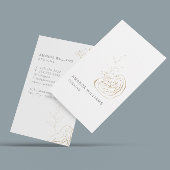 Minimal Gold Designer Abstracte Logo Visitekaartje