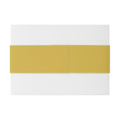 Minimal Gold Text Classic Wedding Envelope Uitnodigingen Wikkel (Achterkant Voorbeeld)