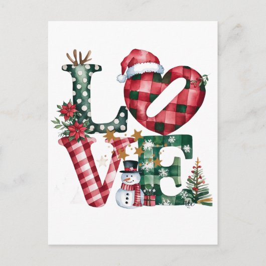 Minimal Golden Christmas Tree Card | Elegant Holid Briefkaart (Voorkant)