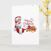 Minimal Golden Christmas Tree Card | Elegant Holid Kaart (Gele Bloem)