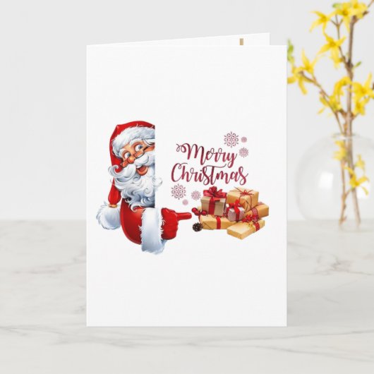 Minimal Golden Christmas Tree Card | Elegant Holid Kaart (Gele Bloem)