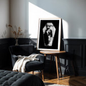 Minimal Gothic Black Coffin Custom Photo Lijst Poster