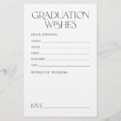 Minimal Graceful Elegance Afstuderen advies en wen (Voorkant)