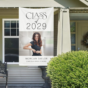 Minimal Graceful Elegance Class of 2025 Foto Afstu Spandoek