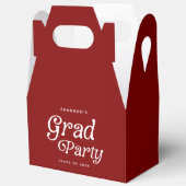 Minimal Grad Party Retro Graduation Favor Boxes Bedankdoosjes (Open)