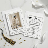 Minimal Graduation Invitation | Class of 2026 Kaart