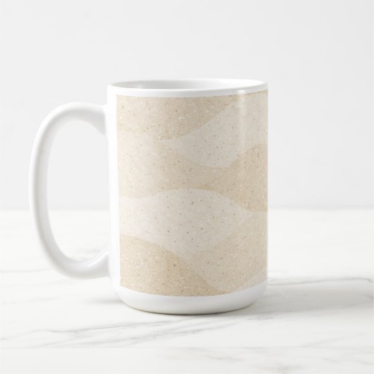 Minimal Grain Texture ,Soft, Neutral pattern Koffiemok (Links)