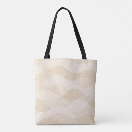 Minimal Grain Texture ,Soft, Neutral pattern Tote Bag (Achterkant)
