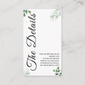 Minimal Greenery Enclosure Kaart Invitation (Voorkant)