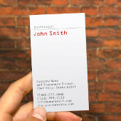 Minimal Grey Chevron Boekhouder Visitekaartje