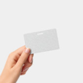 Minimal Grey Polka Dot Pattern Badge (Handheld)