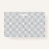 Minimal Grey Polka Dot Pattern  Badge (Achterkant)