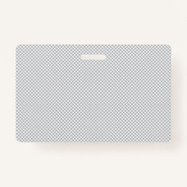 Minimal Grey Polka Dot Pattern Badge