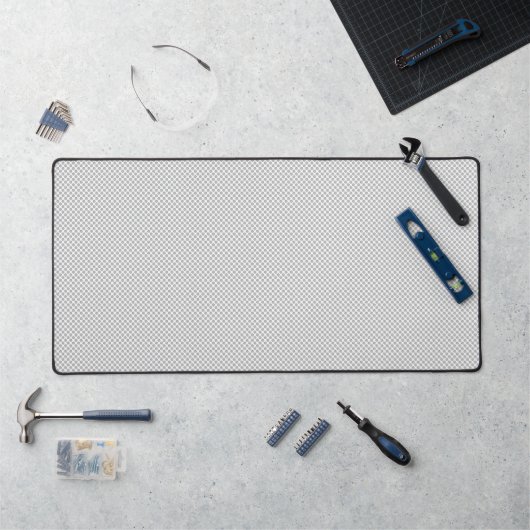 Minimal Grey Polka Dot Pattern  Bureaumat (Werkstation)