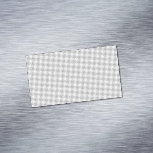 Minimal Grey Polka Dot Pattern  Magnetisch Visitekaartje (Voorbeeld)