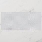 Minimal Grey Polka Dot Pattern  Menu (Achterkant)