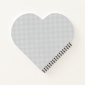 Minimal Grey Polka Dot Pattern  Notitieboek (Achterkant)