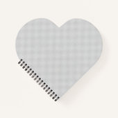 Minimal Grey Polka Dot Pattern  Notitieboek (Voorkant)