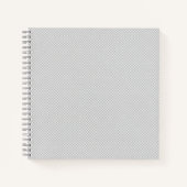 Minimal Grey Polka Dot Pattern  Notitieboek (Voorkant)