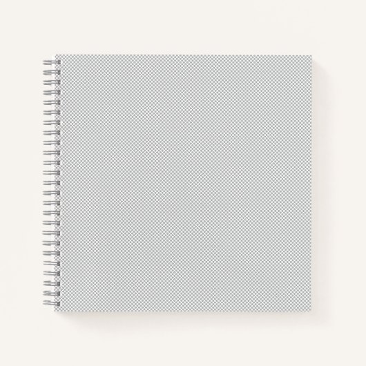Minimal Grey Polka Dot Pattern  Notitieboek (Voorkant)
