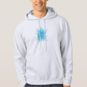 Minimal Hand & Eye Symbol Hoodie – Spiritual & Mys (Voorkant)