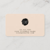 Minimal Handmade met Love Script Custom Logo Visitekaartje (Achterkant)
