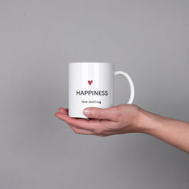 Minimal Happiness Coffee Mug Koffiemok