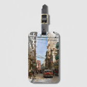 Minimal Havana Cuba  Retro City Bagagelabel (Voorkant (verticaal))