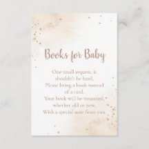 Minimal Heart Books for Baby Card – Blush Pink